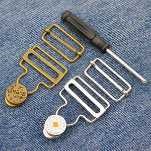 背带裤扣子配件金属女牛仔裤吊带调节扣环挂钩锁扣裤子纽扣牛仔扣