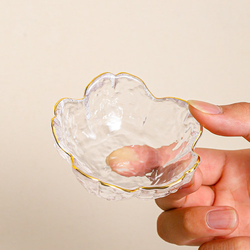蘸料碟透明玻璃小碟子家用调料碟