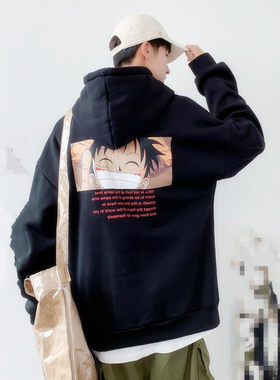 韩版宽松潮牌休闲连帽衫
