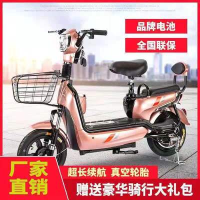 工厂直销新款电动车成人电动自行车二轮正规小型电瓶车轻便代步车