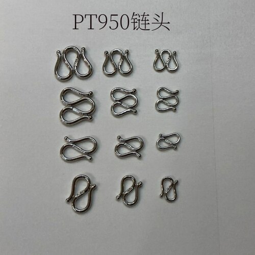 pt950铂金项链搭扣diy配件