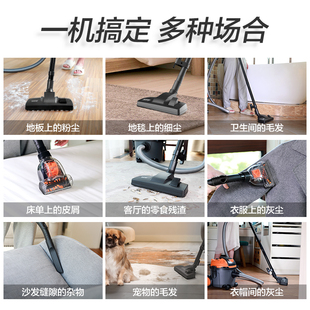 地毯大功率低噪吸尘机 亿力吸尘器62i18家用大吸力小型强力手持式