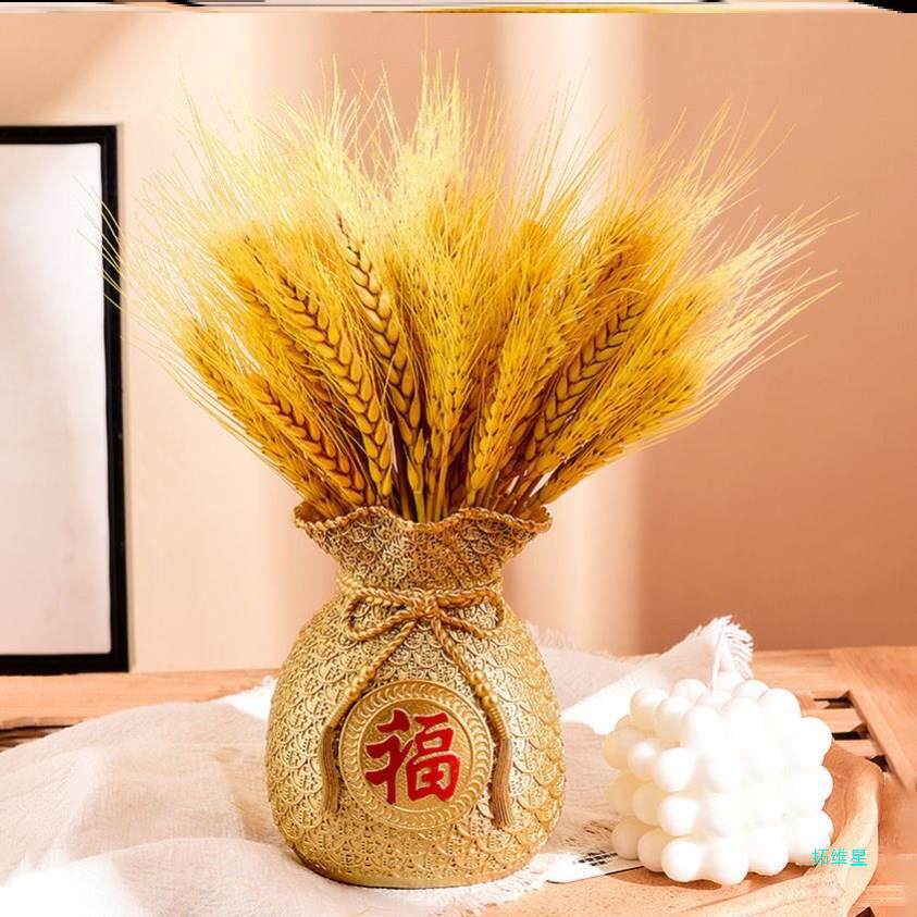 新品茶几上摆放的仿真花加花瓶冰箱上面摆的花大R盆假花仿真花摆