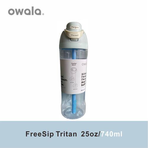 OwalaTrian双饮口弹盖吸管杯