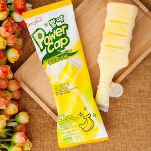 韩国进口冰激凌 宾格瑞冰淇淋香蕉味 能量棒棒冰 10个起包邮