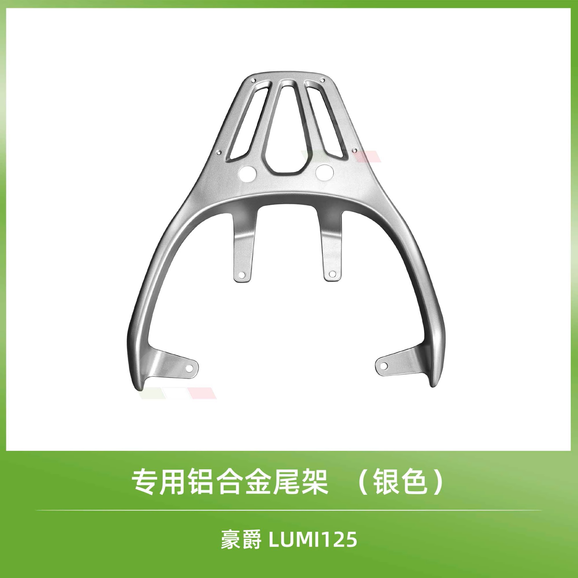 适用豪爵LuMi125后货架尾箱架HJ125T-50C尾箱架尾翼扶手行李货架