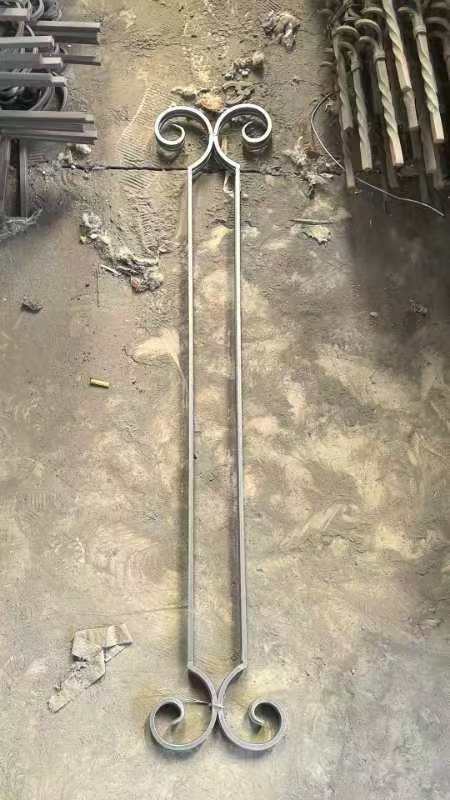 铁艺定制  实心钢护栏配件 尺寸款式支持定制