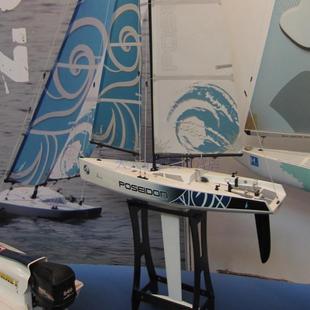 天天乐航模 海神650遥控帆船模型 包邮 顺丰 2.4G玻璃钢船身海模