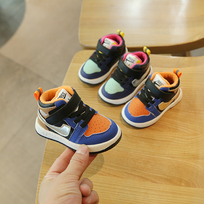 秋冬季鞋子保暖婴儿软底学步鞋