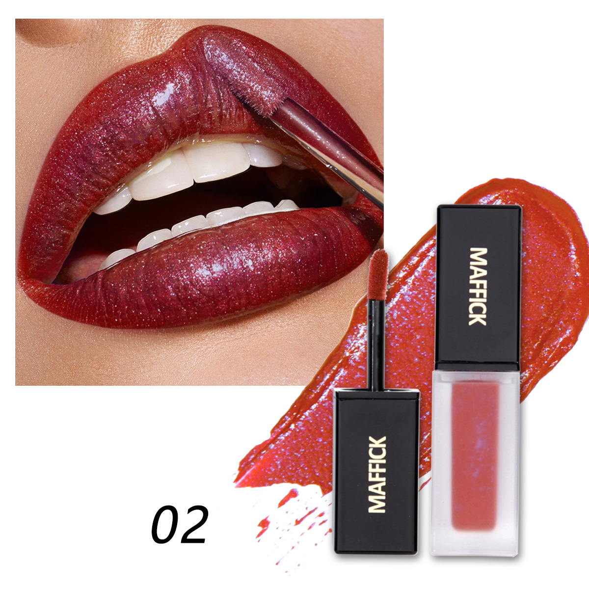 金属漆光欧美细闪深色