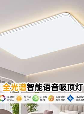 led吸顶灯简约现代大气2026新款客厅主灯卧室书房灯中山灯具全屋