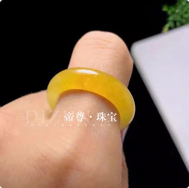天然缅甸老坑翡翠冰种黄翡鸡油黄浅黄橙黄色玉石戒指指环戒圈扳指,珠宝/钻石/翡翠,戒指/指环,淘宝优惠券,粉丝福利购,淘宝优惠卷