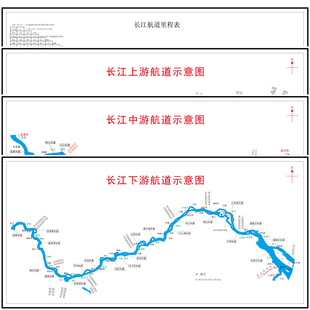 长江航道图长江下游航道图长江中游航道图长江上游航道图长江里程