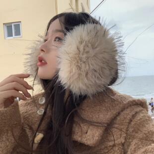 陈奶奶/秘林雾冬~仿狐狸毛高级感毛绒耳罩保暖皮草超绝氛围感耳捂