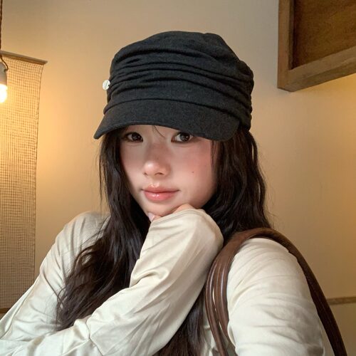 陈奶奶简约耐看报童帽子女