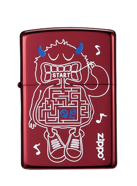 zippo迷宫小怪兽送礼煤油打火机