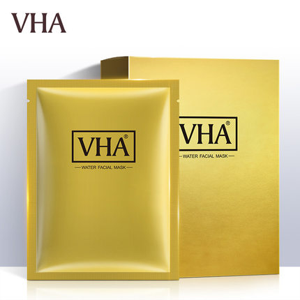 VHA金润蚕丝蛋白补水滋润30片补水保湿男紧致滋润女提亮肤色正品