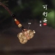 纯黄铜镂空葫芦可装 香囊球香丸藏香随身吊坠佩戴古风装 香薰钥匙扣