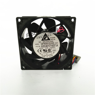 正品 9038 QFR0912UHE 2.40A 大风量服务器散热风扇 12v 全新原装