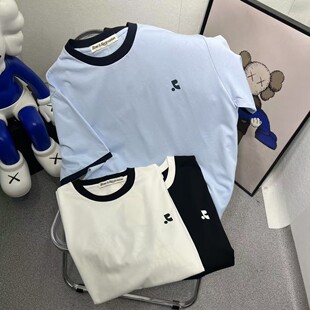 韩国RestAndRecreation短袖 T恤字母印花RR短t潮牌宽松纯棉体恤女