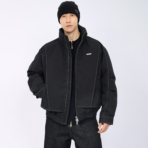 HAMB原创先锋户外羽绒立领夹克男