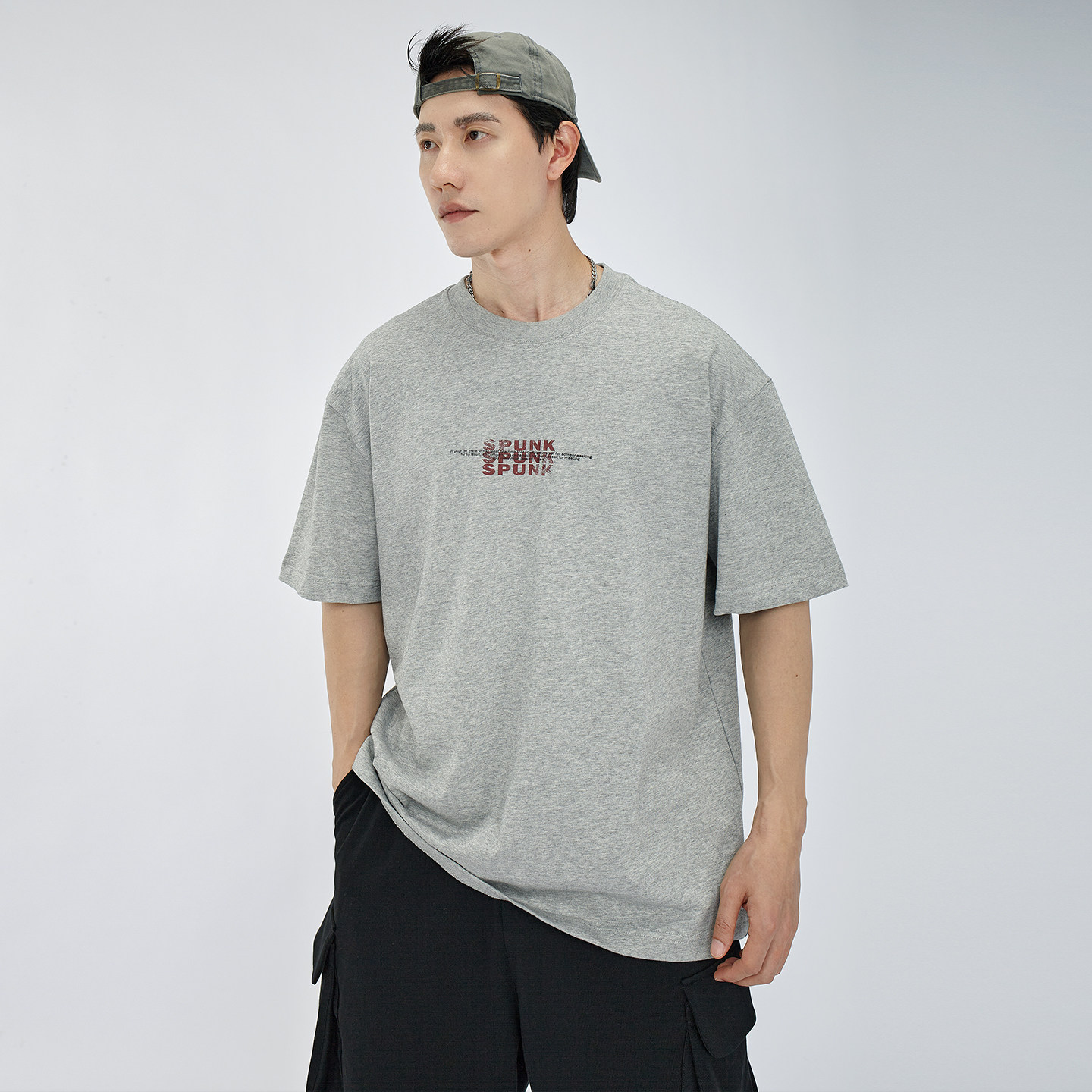 HAMB原创美式短袖T恤宽松半袖