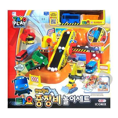 韩国巴士轨道建筑工地过家家玩具