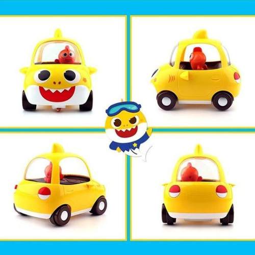 韩国进口现货pinkfong碰碰狐儿童遥控汽车鲨鱼家族儿童音乐玩具