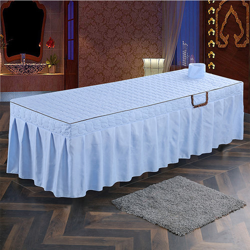 美容床罩四件套按摩美睫纯色理疗