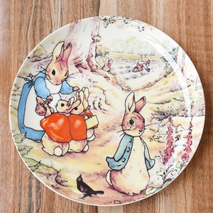 骨瓷6寸小点心盘 早餐盘 卡通可爱下午茶点心 餐具 陶瓷盘子创意