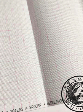 法国DMC14CT 纯棉标记绣布 DM222MG 白色 米色