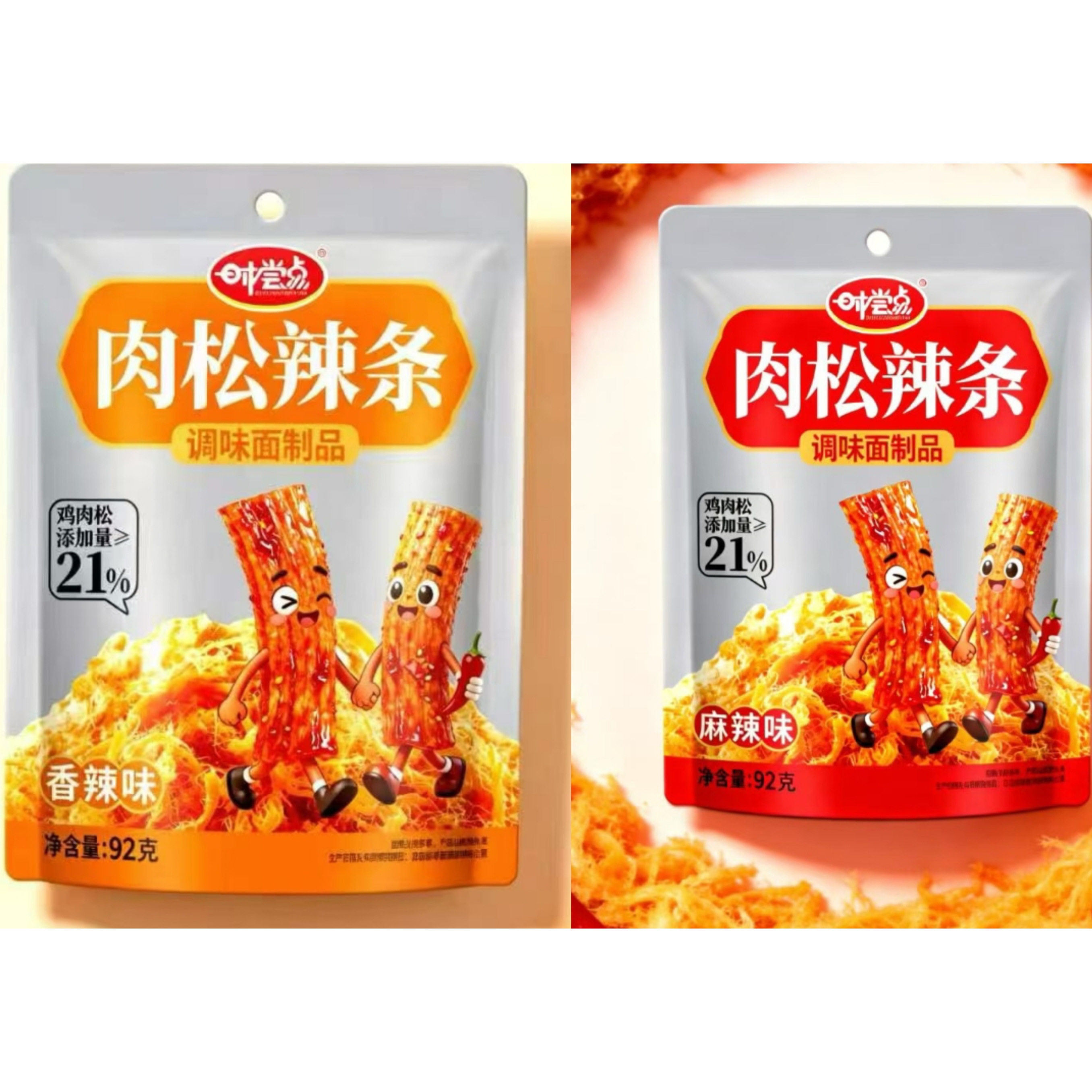 时尝点四川麻辣肉松辣条92g