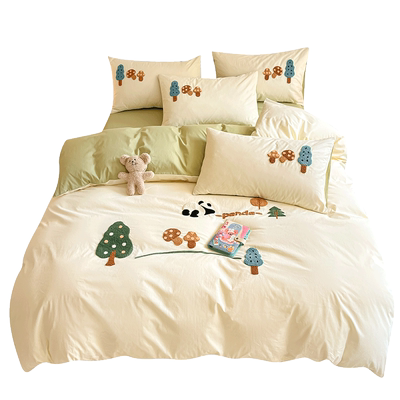 100%纯棉四件套卡通儿童