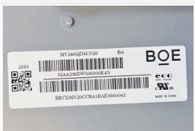 MV240QDM-N20 MV240QDM-N10 MV240WUM-NX0 EV240WUM-N10液晶模组