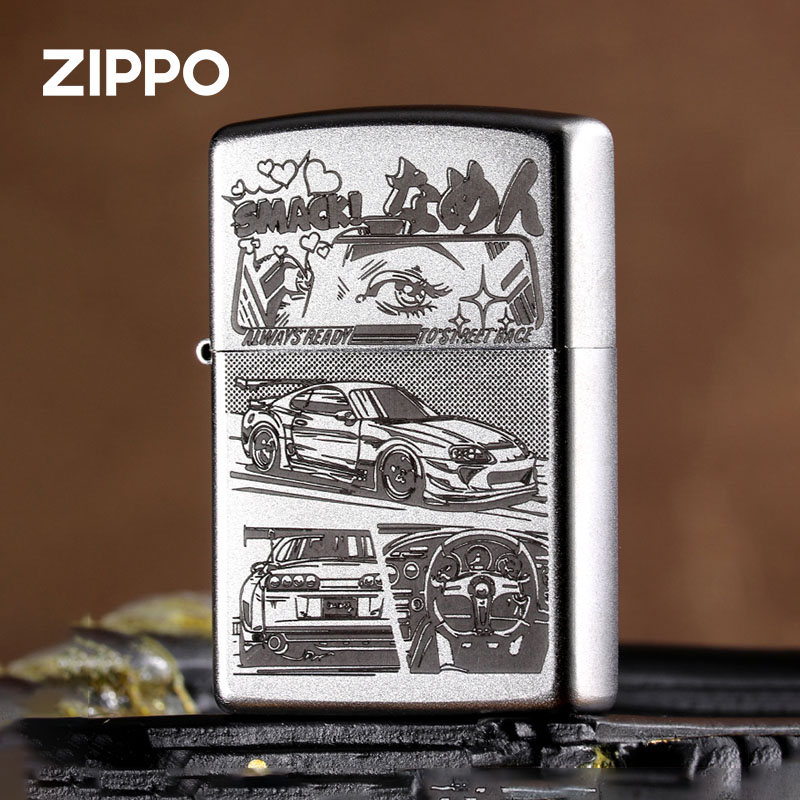 zippo打火机极限心跳芝宝官方正版防风煤油火机 镭射雕刻送男士礼