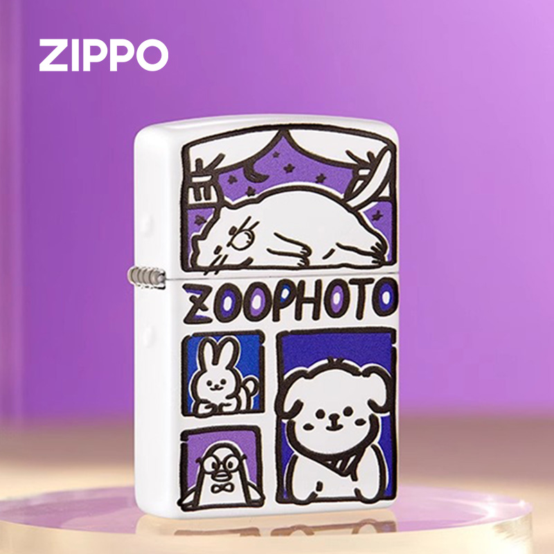 ZIPPO打火机官方之宝正品 彩印入园证件照煤油防风打火机送男友礼