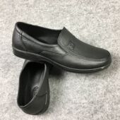 舒路驰A56黑色男士 柔软爸爸厨房鞋 低帮防水胶鞋 户外干活工作个性