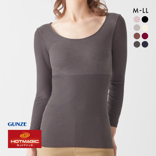 郡是日本制吸湿发热打底内衬上衣