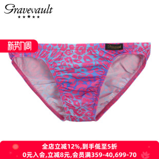 豹纹性感低腰三角内裤 日本制柔软透气时尚 257 内裤 Gravevault男士