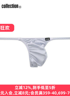 TM collection男士内裤日本制柔软弹力亲肤性感光泽低腰丁字T裤