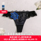 HIMICO内裤 柔软重工刺绣透明蕾丝可爱纯欲性感低腰丁字T裤 女016