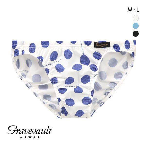 Gravevault男士内裤日本制透气无痕性感紧身波点低腰三角内裤242