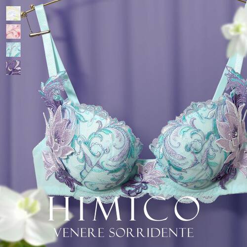 HIMCIO聚拢收副乳性感蕾丝文胸