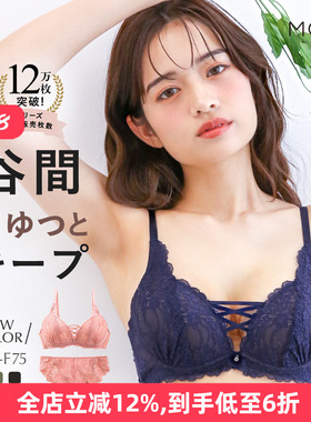 诗萝涵朵MCP内衣套装聚拢上托收副乳性感蕾丝刺绣文胸内裤套装女