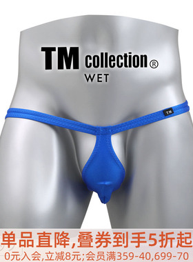 TM collection男士内裤日本制柔软亲肤性感葫芦形低腰情趣丁字T裤