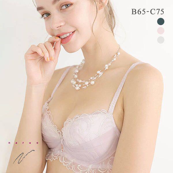 日本NARUE上托集中聚拢蕾丝文胸