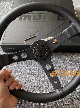 汽车改装P5哑光黑色方向盘 GK5翼神高尔夫GTI通用款 平款支架14寸