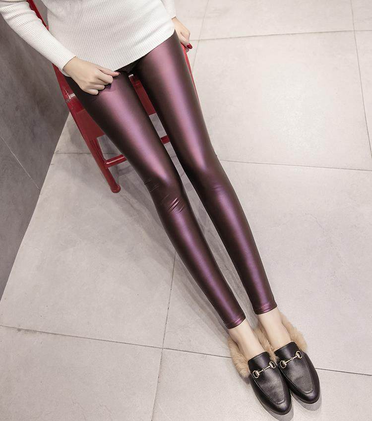 洋气小脚裤弹力裤薄绒百搭小脚裤