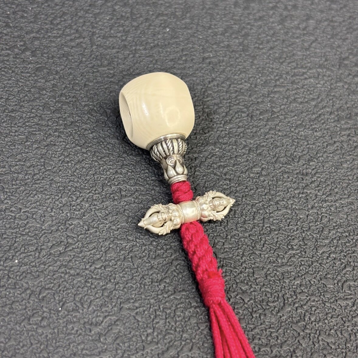 冰料猛犸三通999银金刚杵背云套装纯手工制大尺寸三通天然无优化