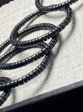 3.0版新纪元乌木手串无相药片单圈纯手工精工归圆男女生文玩珠串